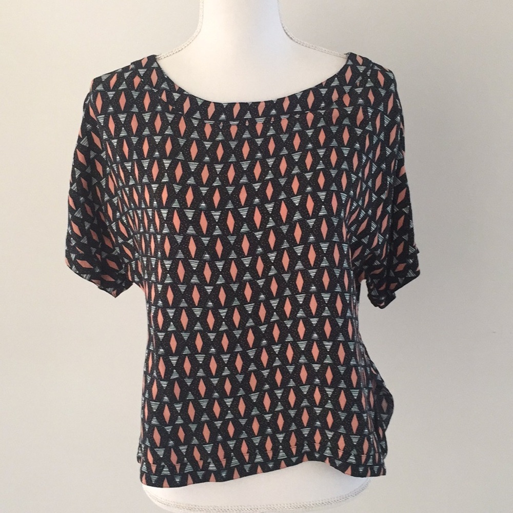 H&M printed top size 4